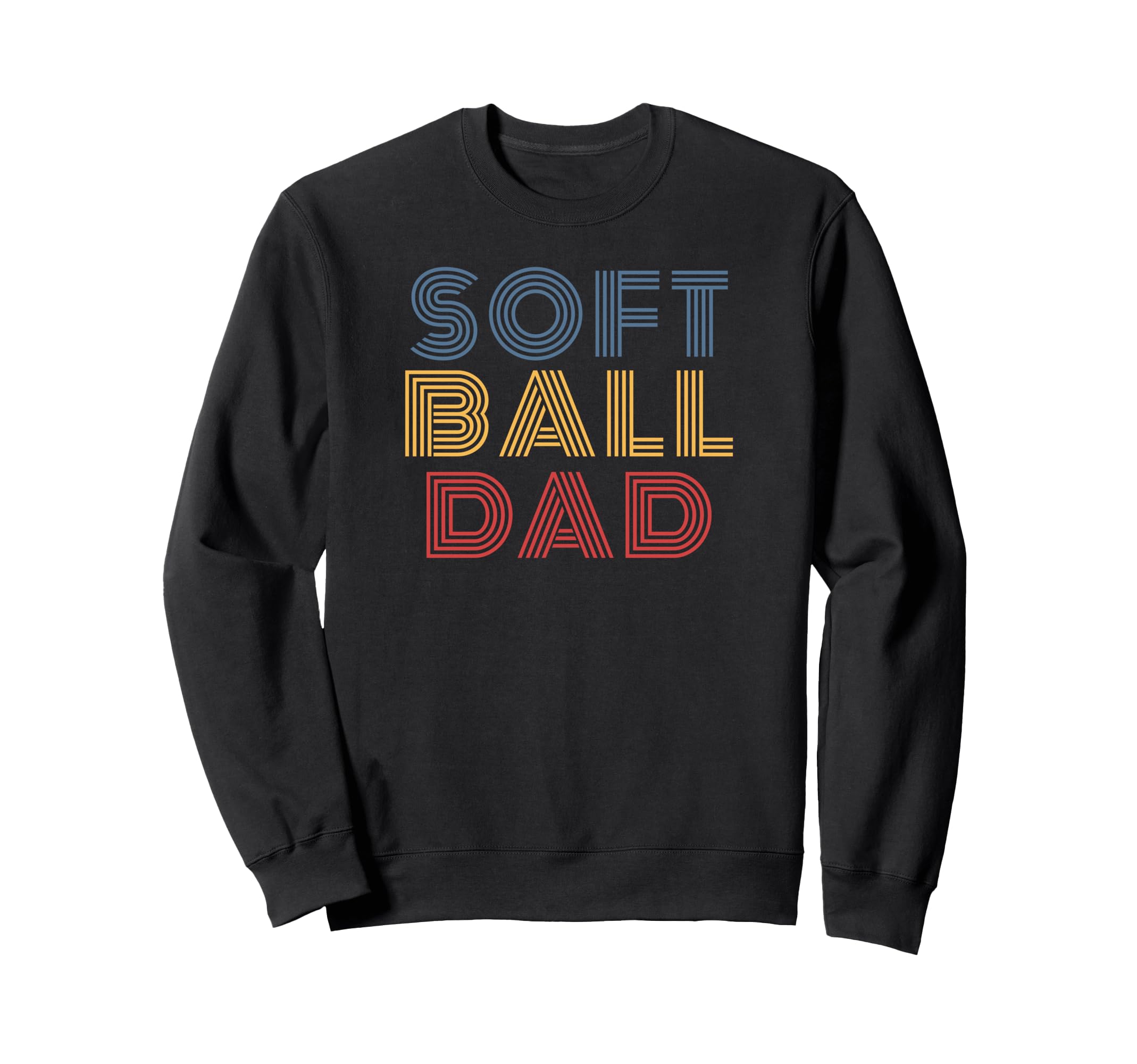 Softball Dad 70S Sweatshirt - Novelty Apparel Men Women - T-Shirt, Sweatshirt, Hoodie