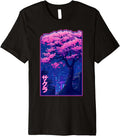 Sakura Vaporwave Pixel Art Premium - Adult & Kids T-Shirts, Sweatshirts & Hoodies apparel design preview 1