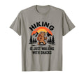 Hiking Is Just Walking Snacks Bear T-Shirt - Custom Art Print for Adults - T-Shirt, Sweatshirt, Hoodie