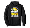 Proud Dad 2026 Senior Softball Graduate Hoodie - Trendy Graphic Unisex - T-Shirt, Sweatshirt, Hoodie