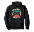 Leveled Up To Uncle 2024 Level Unlocked Hoodie - Graphic Print for Adults - T-Shirt, Sweatshirt, Hoodie