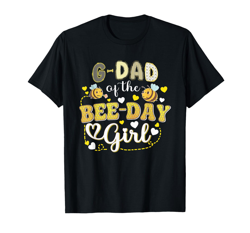 G Dad Bee Day Funny Bee Birthday Party T-Shirt - Minimalist Print Men Women - T-Shirt, Sweatshirt, Hoodie