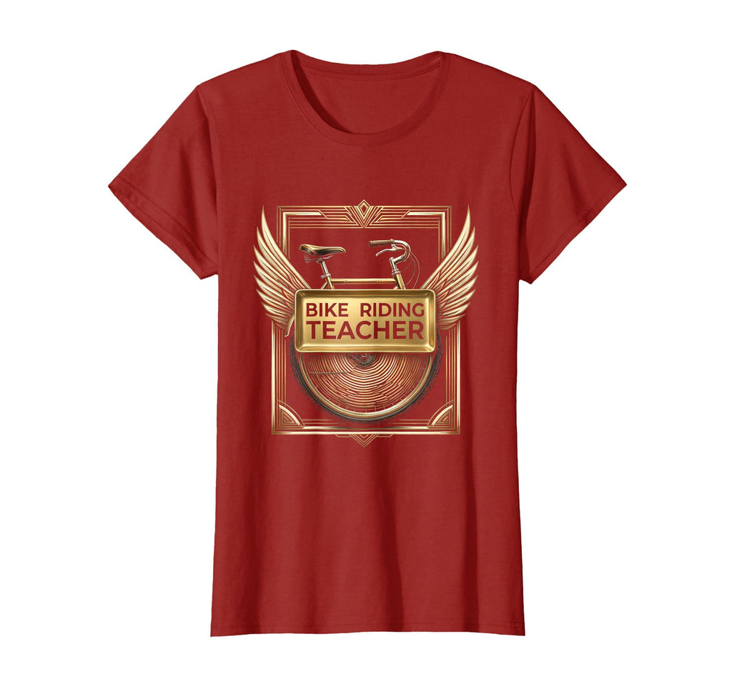Bike Riding Teacher Cycling Dad T-Shirt - Trendy Graphic Unisex - T-Shirt, Sweatshirt, Hoodie