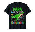 Papa Birthday Party Outfit Dinosaur Squad T-Shirt - Trendy Graphic Unisex - T-Shirt, Sweatshirt, Hoodie