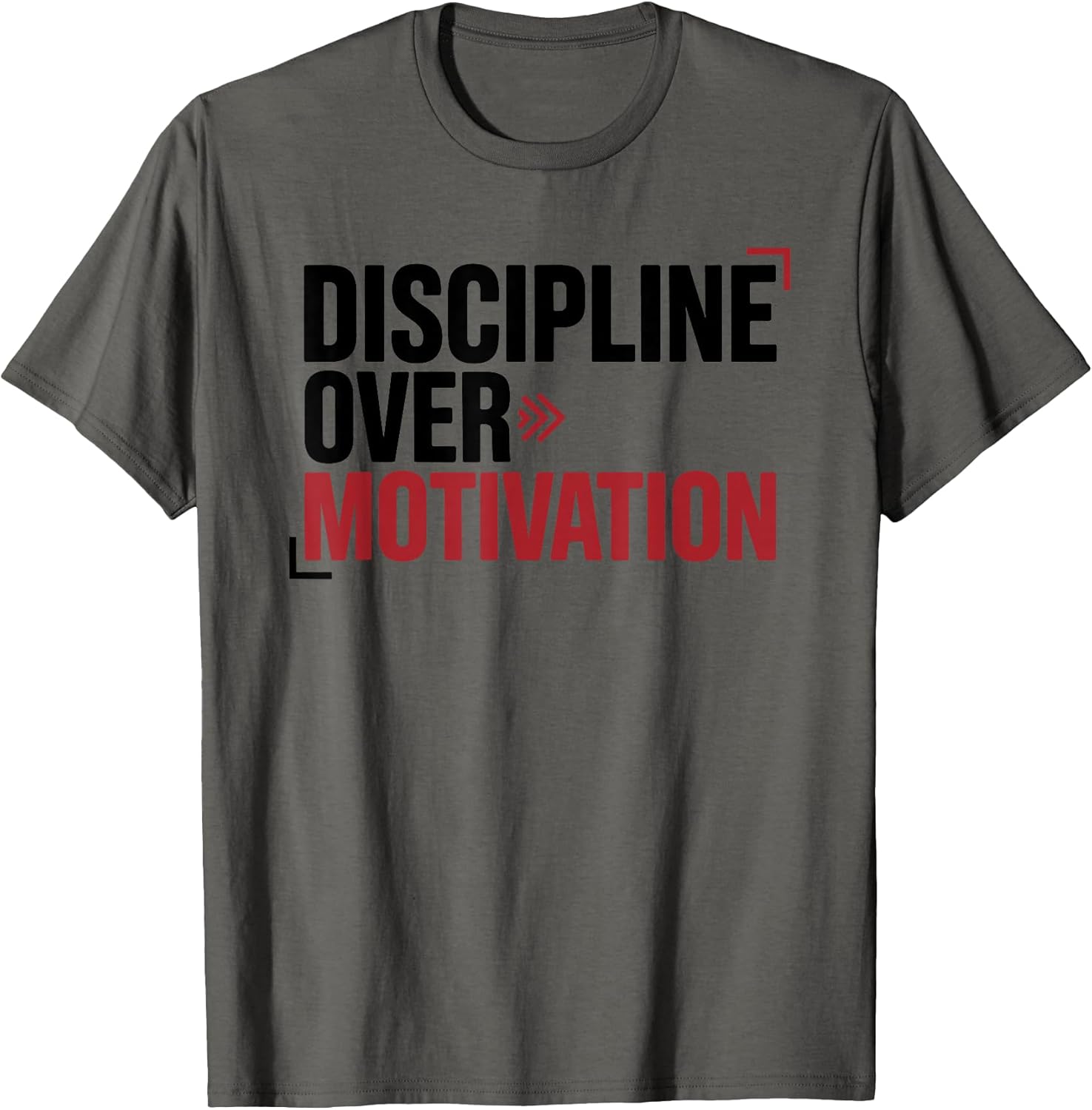 Discipline Over Motivation, Gym Bodybuilder - Adult & Kids T-Shirts, Sweatshirts & Hoodies apparel design preview 1