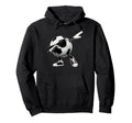 Funny Dabbing Dab Soccer Player Ball Hoodie - Aesthetic Graphic for Adults - T-Shirt, Sweatshirt, Hoodie