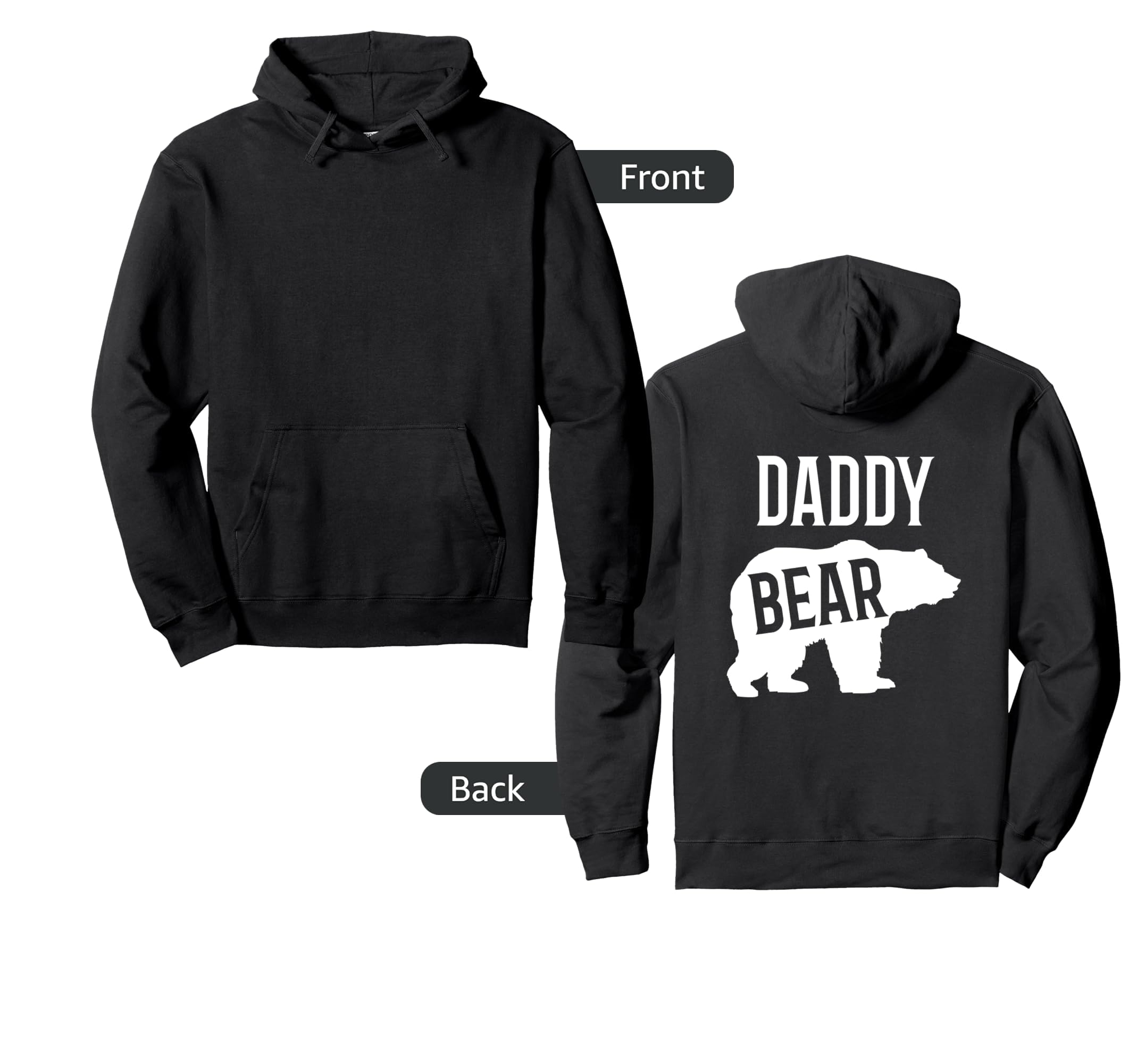 Daddy Bear And Gifts Dad Hoodie - Streetwear Style for Adults - T-Shirt, Sweatshirt, Hoodie