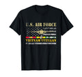 U S Air Force Vietnam Veteran Usaf T-Shirt - Fun Novelty Design for Adults - T-Shirt, Sweatshirt, Hoodie