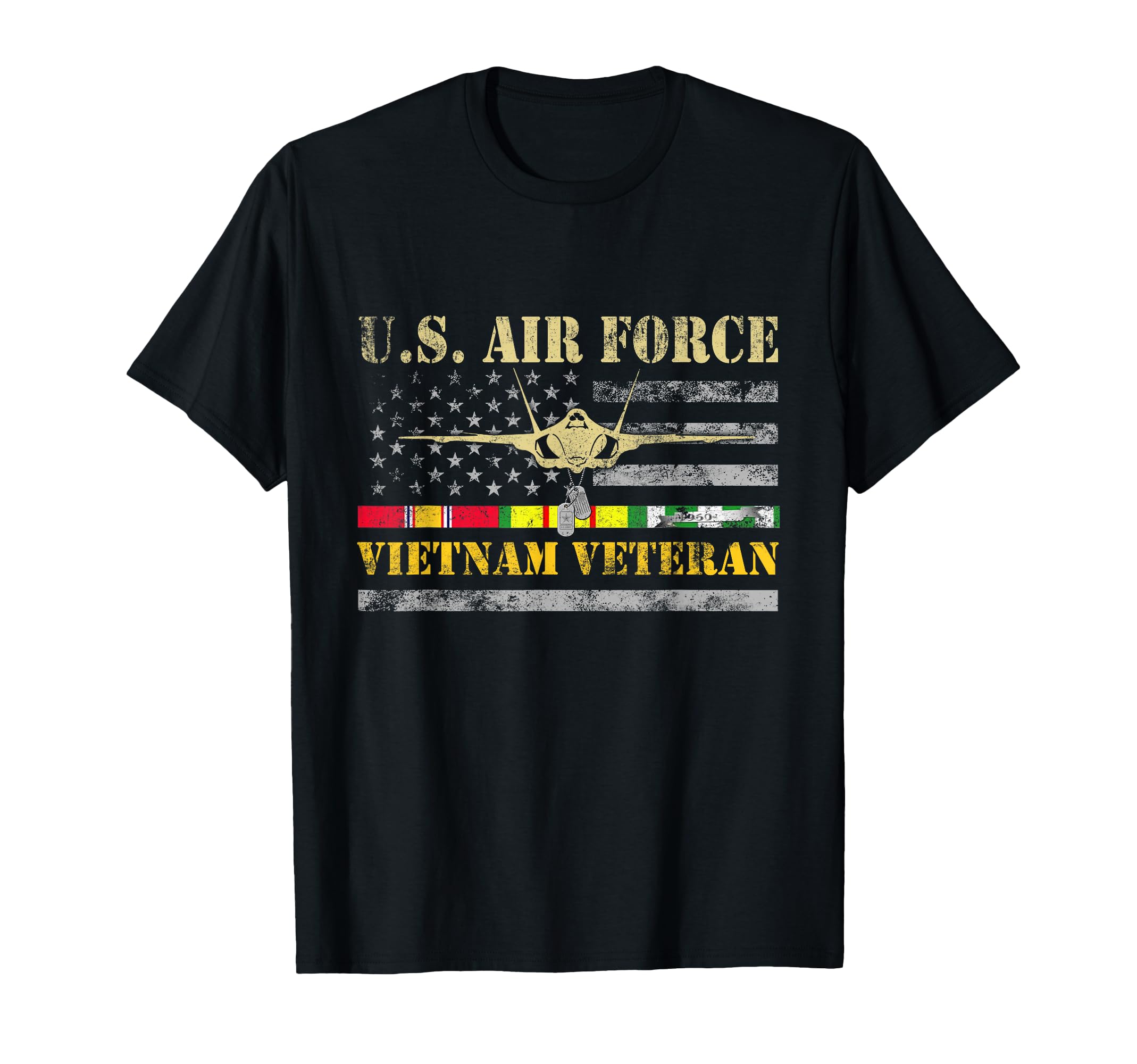 U S Air Force Vietnam Veteran Usaf T-Shirt - Fun Novelty Design for Adults - T-Shirt, Sweatshirt, Hoodie