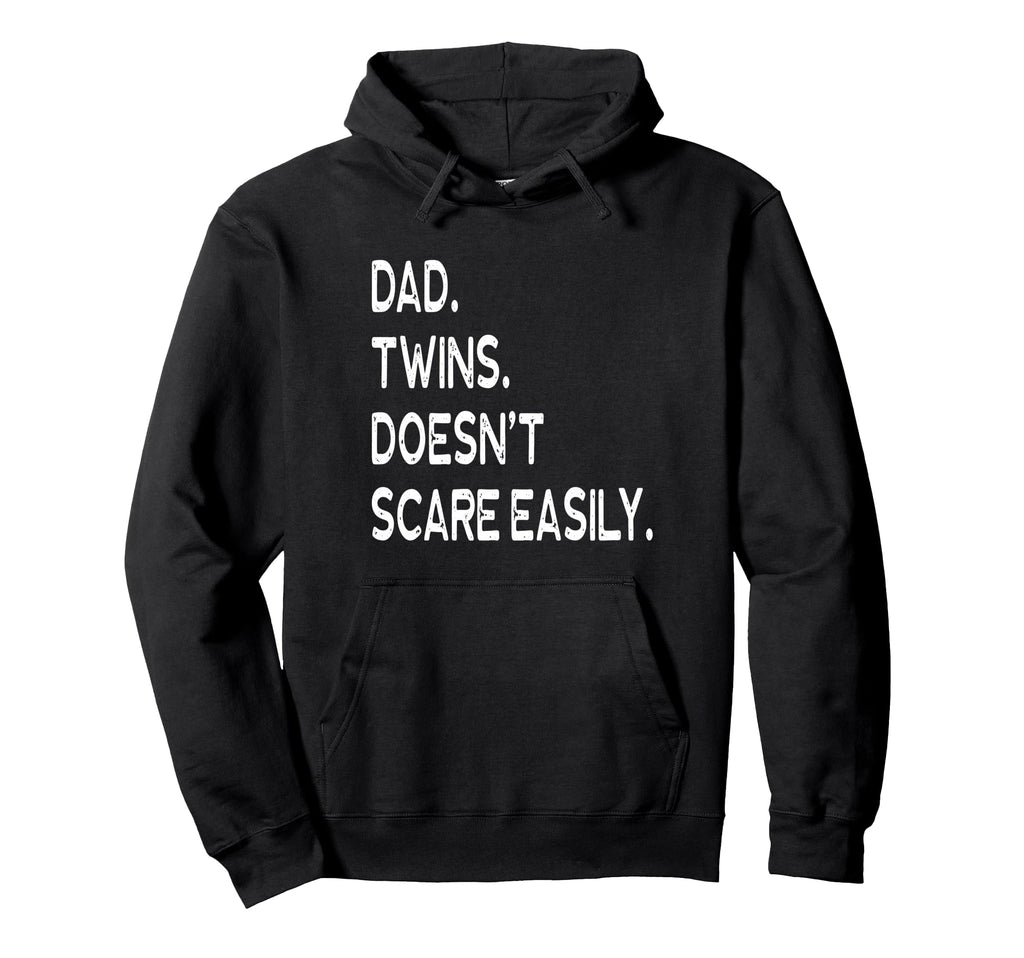 Doesnt Scare Easily Twins 2 Two Hoodie - Fun Novelty Design Men Women - T-Shirt, Sweatshirt, Hoodie