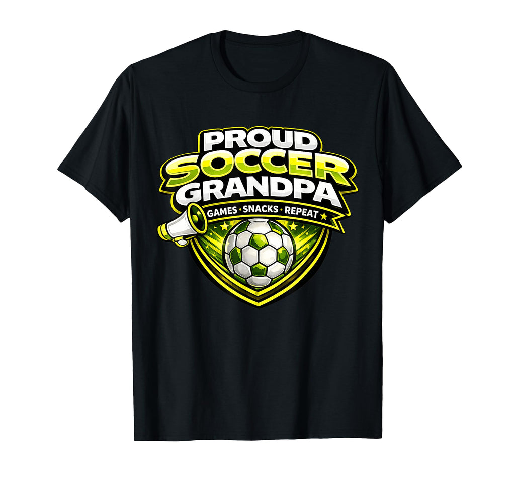 Soccer Grandpa Funny Proud Games Snacks T-Shirt - Trendy Graphic Men Women - T-Shirt, Sweatshirt, Hoodie