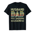 Husband Pot Smoking Legend Husband Dog T-Shirt - Aesthetic Graphic Unisex - T-Shirt, Sweatshirt, Hoodie