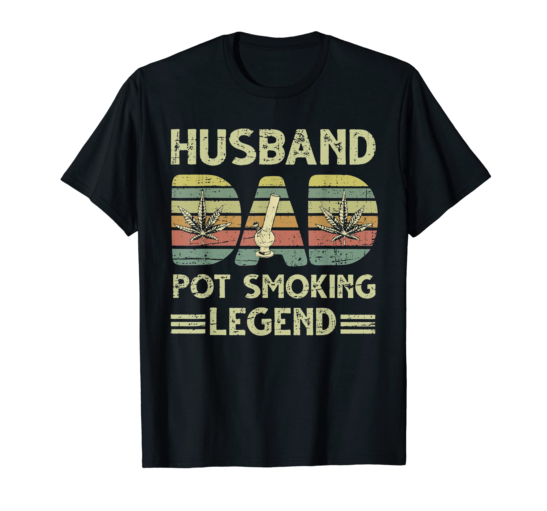 Husband Pot Smoking Legend Husband Dog T-Shirt - Aesthetic Graphic Unisex - T-Shirt, Sweatshirt, Hoodie