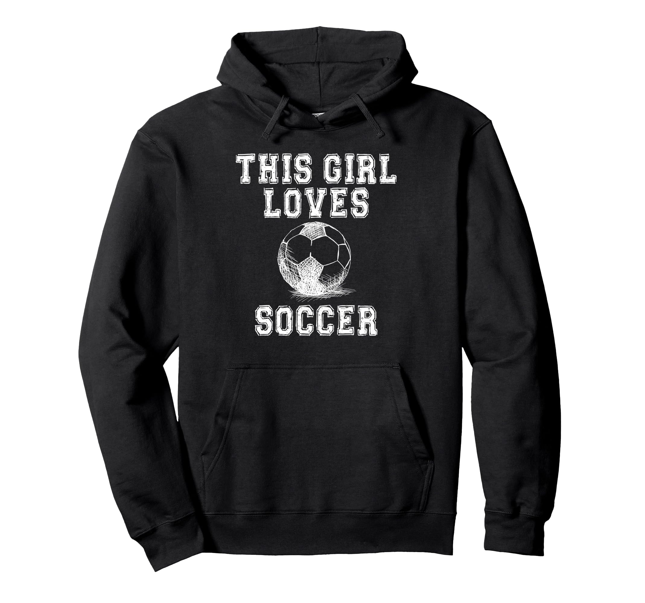 This Loves Soccer Game Day Female Soccer Hoodie - Trendy Graphic for Adults - T-Shirt, Sweatshirt, Hoodie