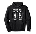 Daughters Soccer Dad Soccer Player Hoodie - Streetwear Style for Adults - T-Shirt, Sweatshirt, Hoodie