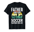 Dad And Son Soccer Partners Life T-Shirt - Trendy Graphic for Adults - T-Shirt, Sweatshirt, Hoodie