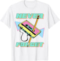 90s Party Costume 80s Never Forget Retro Cassette - Adult & Kids T-Shirts, Sweatshirts & Hoodies apparel design preview 1