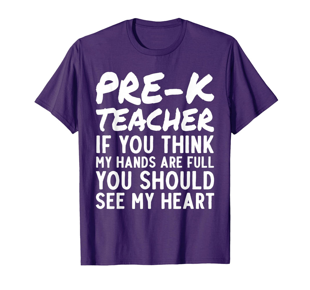 Funny Pre K Teacher Preschool Teacher T-Shirt - Custom Art Print Unisex - T-Shirt, Sweatshirt, Hoodie