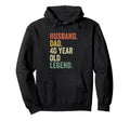 Funny 40Th Birthday Gifts Dad 1980 Hoodie - Unique Graphic Men Women - T-Shirt, Sweatshirt, Hoodie