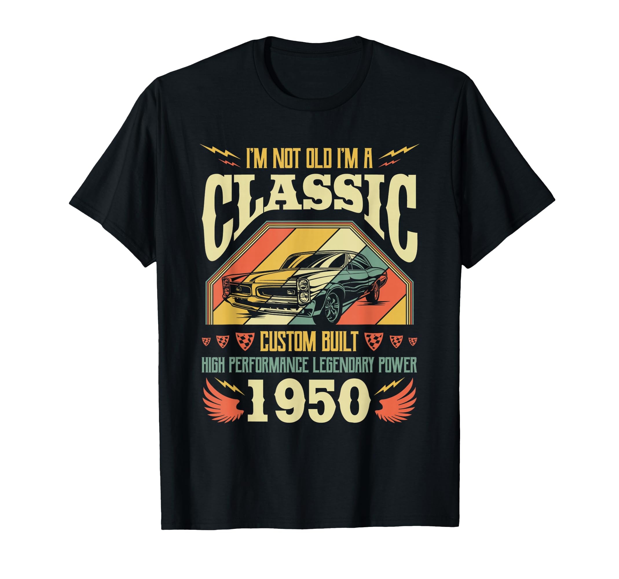 Im Not Old Im Born 1950 Birthday T-Shirt - Unique Graphic Men Women - T-Shirt, Sweatshirt, Hoodie
