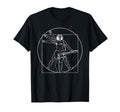 Guitar Da Vinci Vitruvian Guitar T-Shirt - Novelty Apparel Men Women - T-Shirt, Sweatshirt, Hoodie