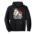 Like Father Like Son Matching Bear Hoodie - Fun Novelty Design Men Women - T-Shirt, Sweatshirt, Hoodie