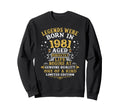 Legends Were Born 1981 42Nd Birthday Sweatshirt - Novelty Apparel Unisex - T-Shirt, Sweatshirt, Hoodie