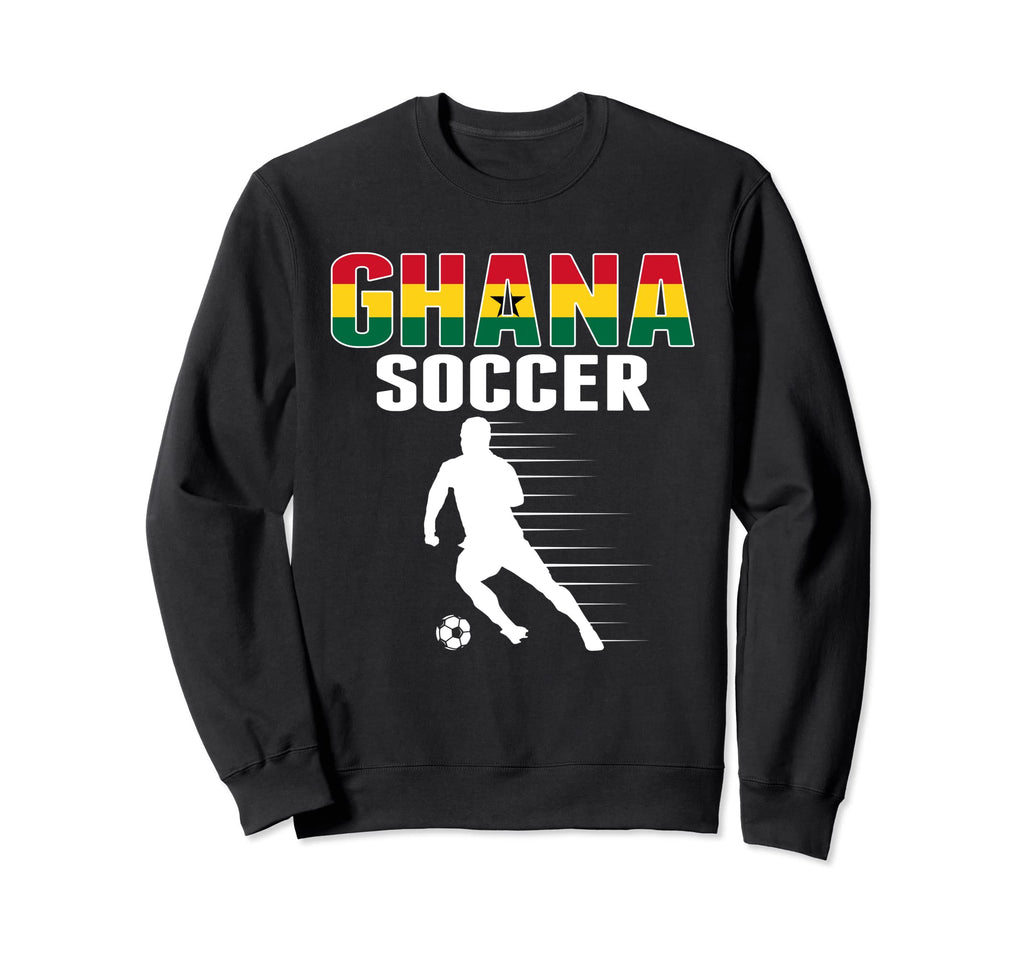Ghana Soccer Fans Jersey Proud Sweatshirt - Minimalist Print for Adults - T-Shirt, Sweatshirt, Hoodie