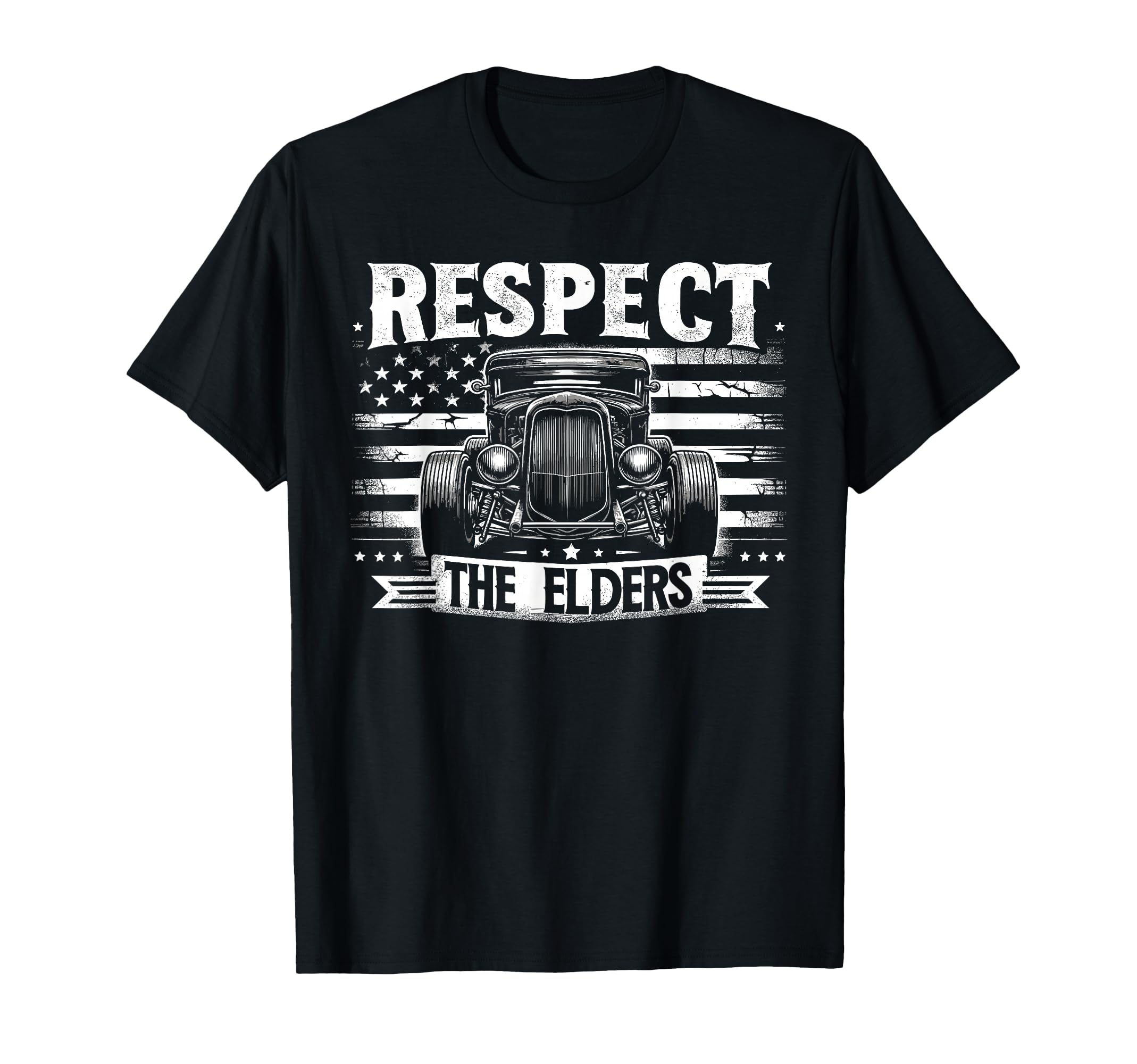 Hot Rod Grandpa Respect Elders T-Shirt - Unique Graphic Men Women - T-Shirt, Sweatshirt, Hoodie