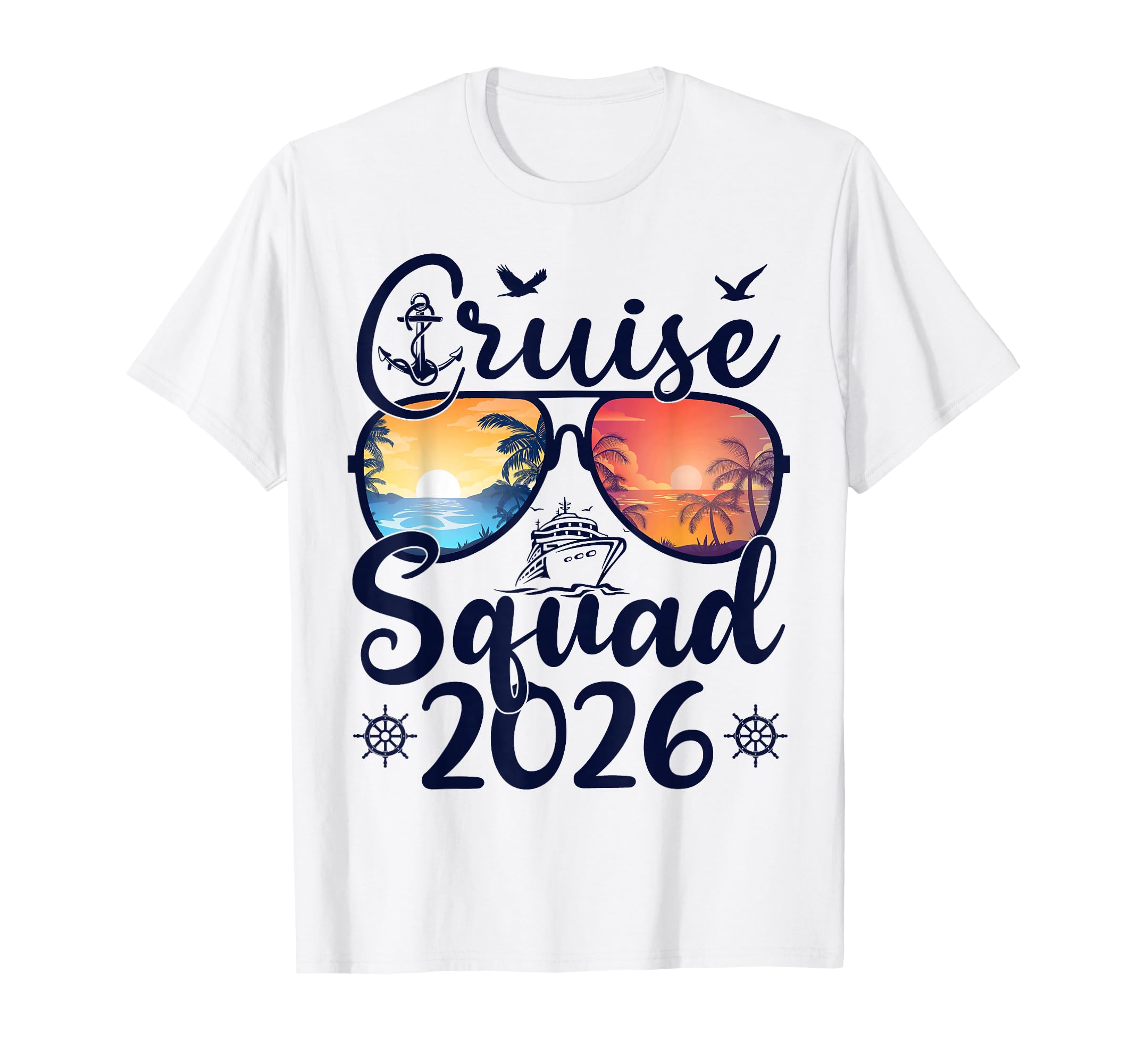 Cruise Squad 2026 Summer Vacation T-Shirt - Casual Everyday Wear Unisex - T-Shirt, Sweatshirt, Hoodie