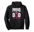 Proud New Dad Its Promoted To Daddy Hoodie - Novelty Apparel Men Women - T-Shirt, Sweatshirt, Hoodie