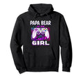 Papa Bear Gamer Birthday Hoodie - Fun Novelty Design for Adults - T-Shirt, Sweatshirt, Hoodie