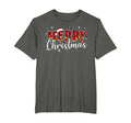 Merry Buffalo Plaid Red Santa Hat T-Shirt - Trendy Graphic Men Women - T-Shirt, Sweatshirt, Hoodie