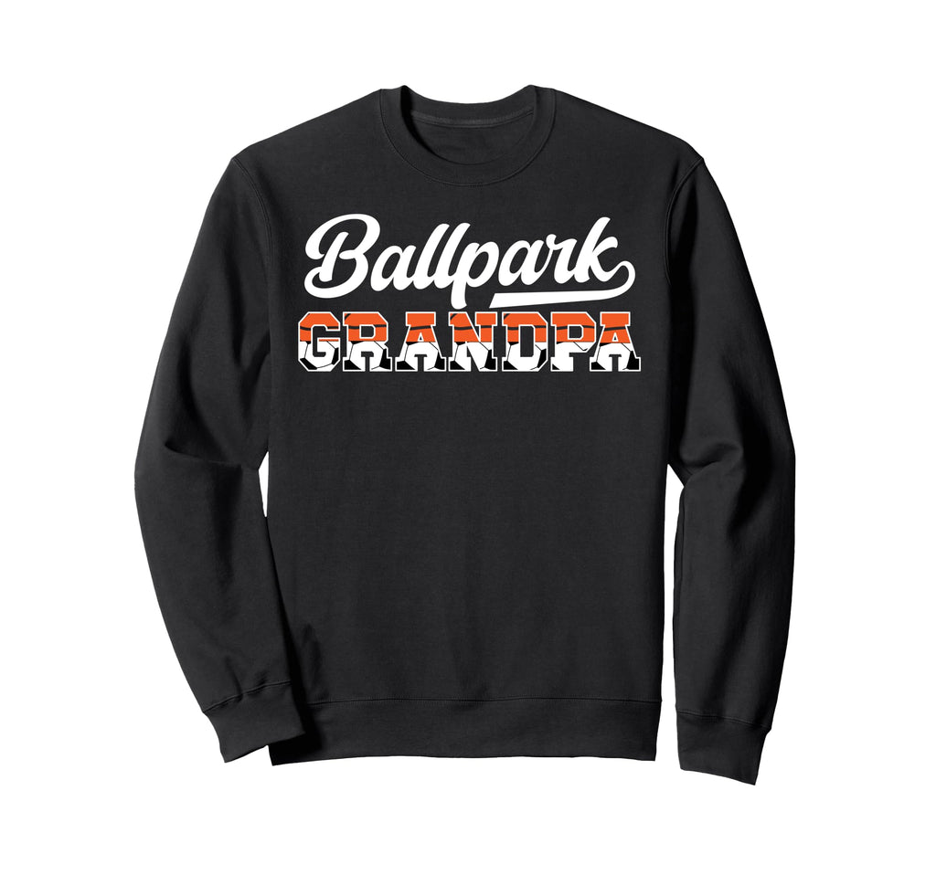 Ballpark Grandpa Soccer Basketball Sweatshirt - Graphic Print for Adults - T-Shirt, Sweatshirt, Hoodie