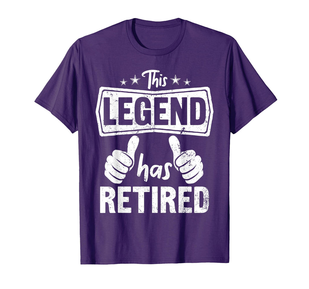 Funny Retirement Retiring Dad Legend T-Shirt - Casual Everyday Wear Unisex - T-Shirt, Sweatshirt, Hoodie