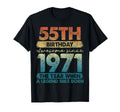 55 Year Old Gifts 1971 55Th T-Shirt - Casual Everyday Wear for Adults - T-Shirt, Sweatshirt, Hoodie