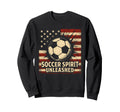 Soccer Spirit Unleashed Football Soccer Sweatshirt - Trendy Graphic Unisex - T-Shirt, Sweatshirt, Hoodie