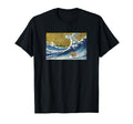 Kawaii Surfing Great Wave Wombat Lover T-Shirt - Unique Graphic Men Women - T-Shirt, Sweatshirt, Hoodie
