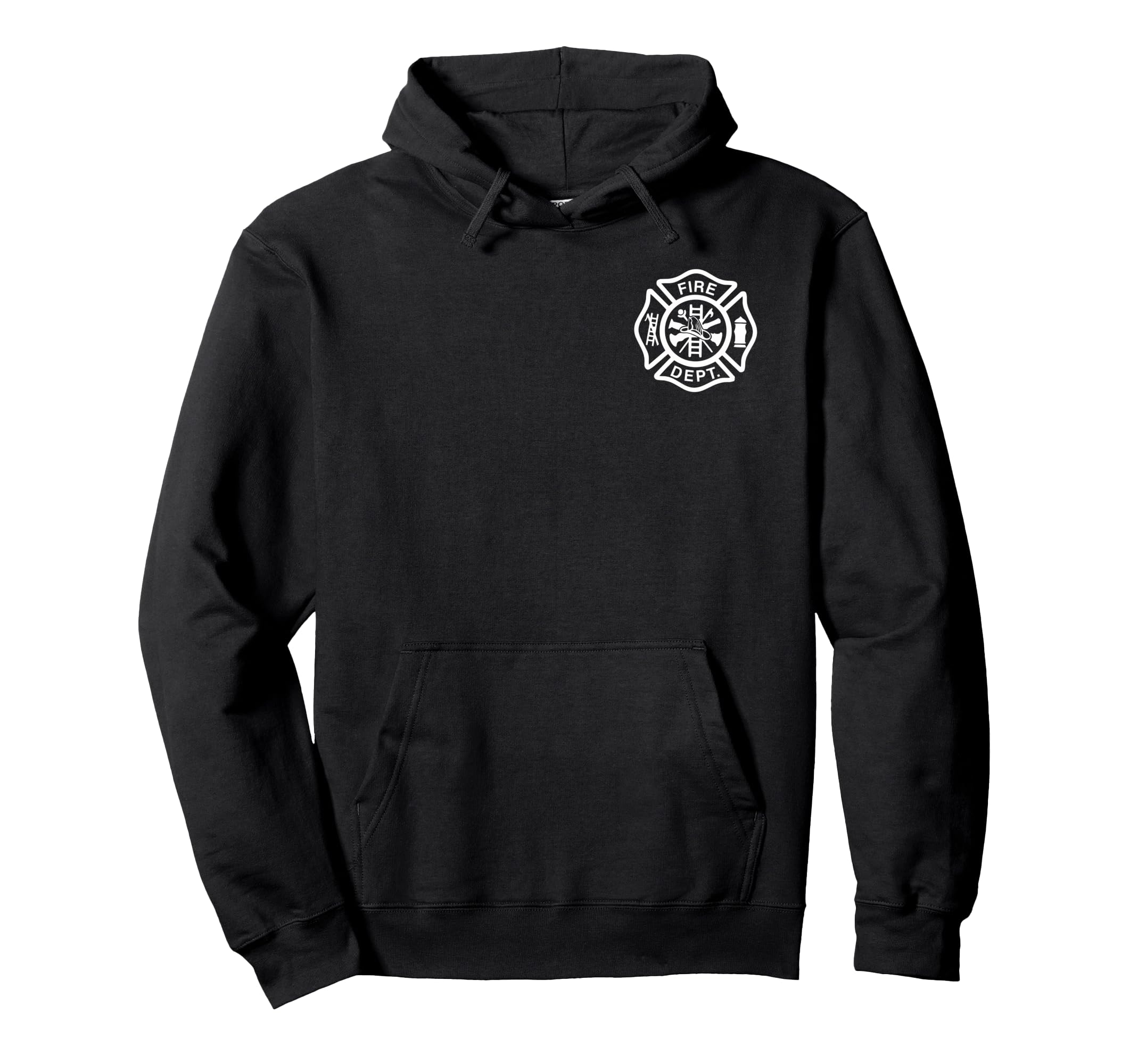 Fire Department Logo Uniform Fireman Hoodie - Custom Art Print Men Women - T-Shirt, Sweatshirt, Hoodie