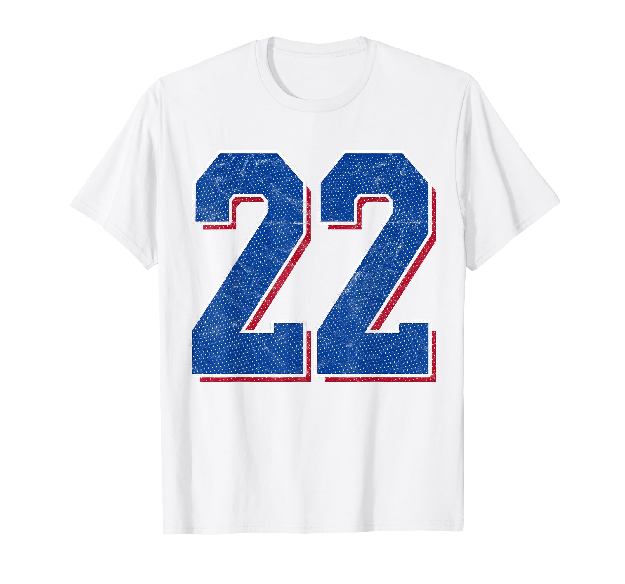 Number 22 Numbered Uniform Sports T-Shirt - Minimalist Print for Adults - T-Shirt, Sweatshirt, Hoodie