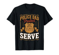 Police Dad Protect And Serve Law Father T-Shirt - Trendy Graphic Men Women - T-Shirt, Sweatshirt, Hoodie
