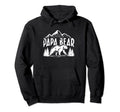 Papa Bear Bonfire Tent Wilderness Hoodie - Novelty Apparel for Adults - T-Shirt, Sweatshirt, Hoodie