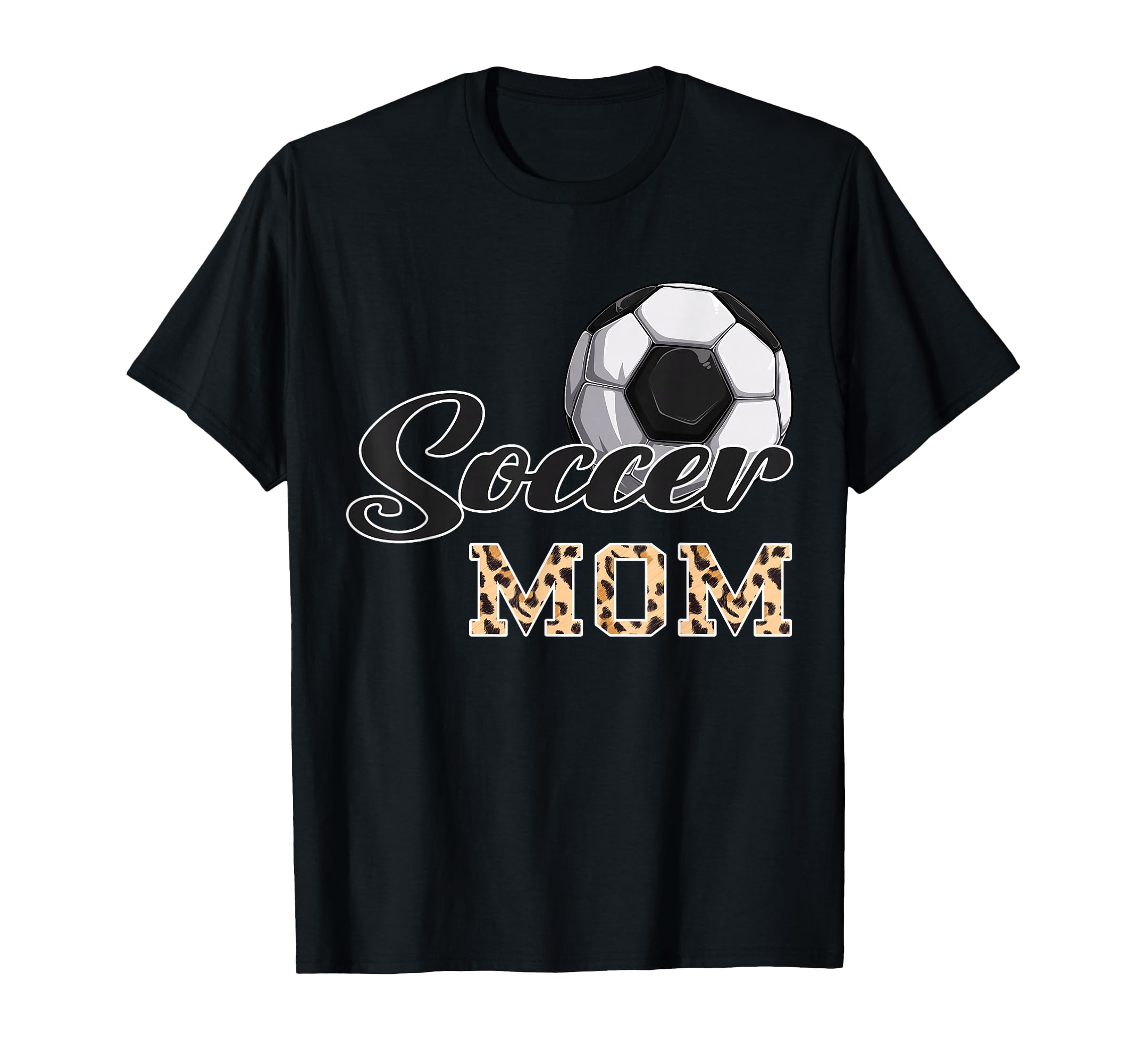 Soccer Leopard Soccer Mom Soccer Mom T-Shirt - Custom Art Print Men Women - T-Shirt, Sweatshirt, Hoodie