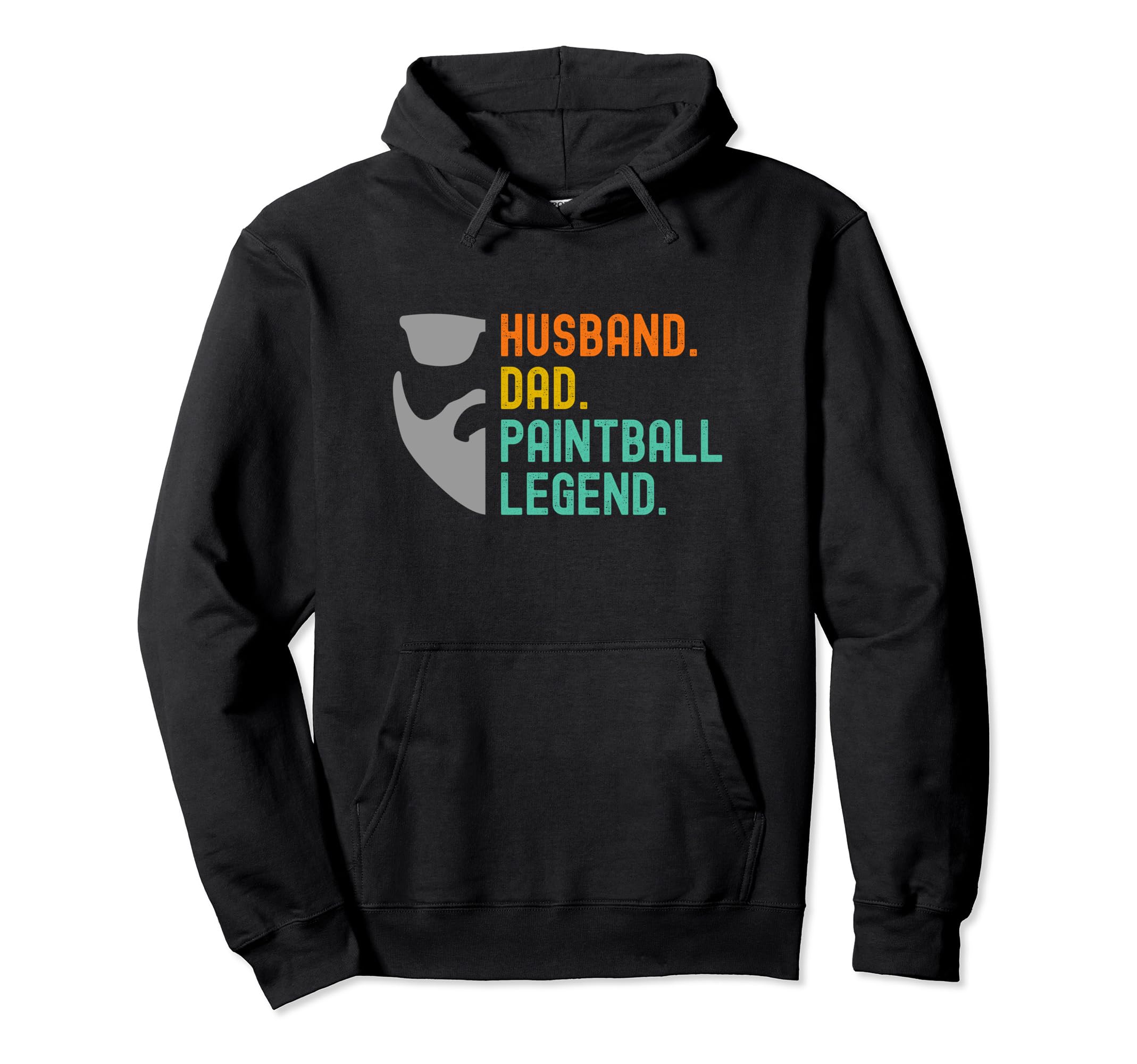 Husband Dad Paintball Legend Hoodie - Custom Art Print Unisex - T-Shirt, Sweatshirt, Hoodie
