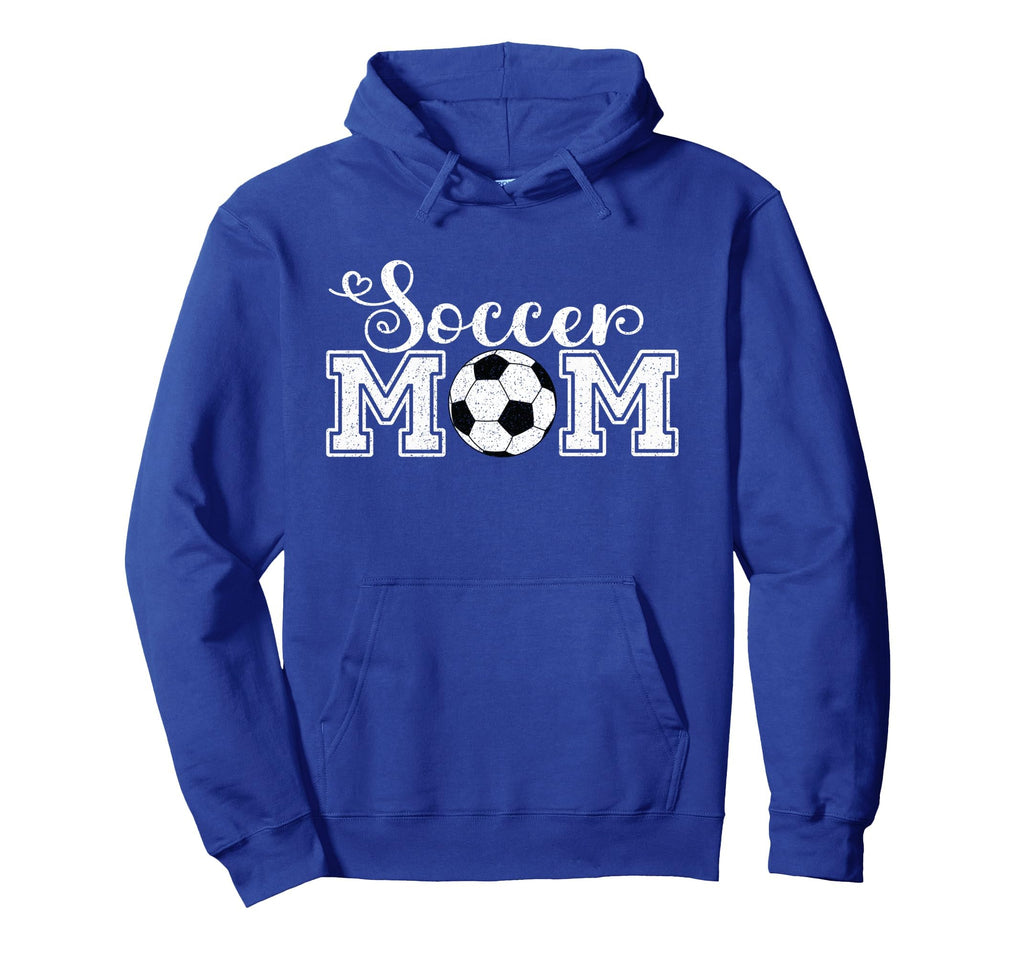 Soccer Mom Soccer Mama Checkered Hoodie - Fun Novelty Design for Adults - T-Shirt, Sweatshirt, Hoodie