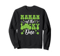 Mamaw Lucky One First Birthday St Sweatshirt - Minimalist Print Men Women - T-Shirt, Sweatshirt, Hoodie