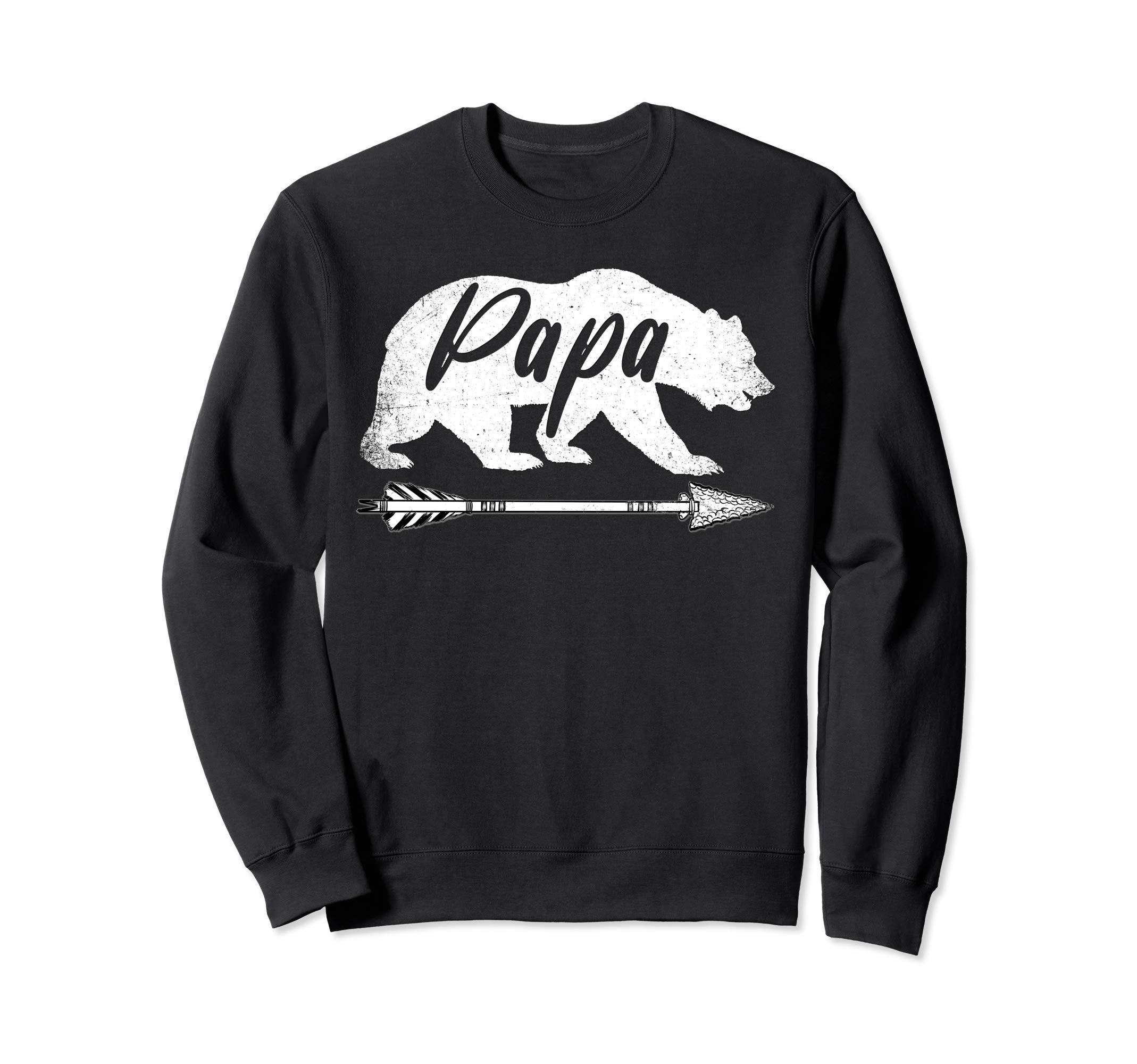 Papa Bear Funny Fathers Day Sweatshirt - Custom Art Print Men Women - T-Shirt, Sweatshirt, Hoodie