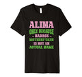Badass Alina Name Unique Nickname T-Shirt - Casual Everyday Wear Men Women - T-Shirt, Sweatshirt, Hoodie