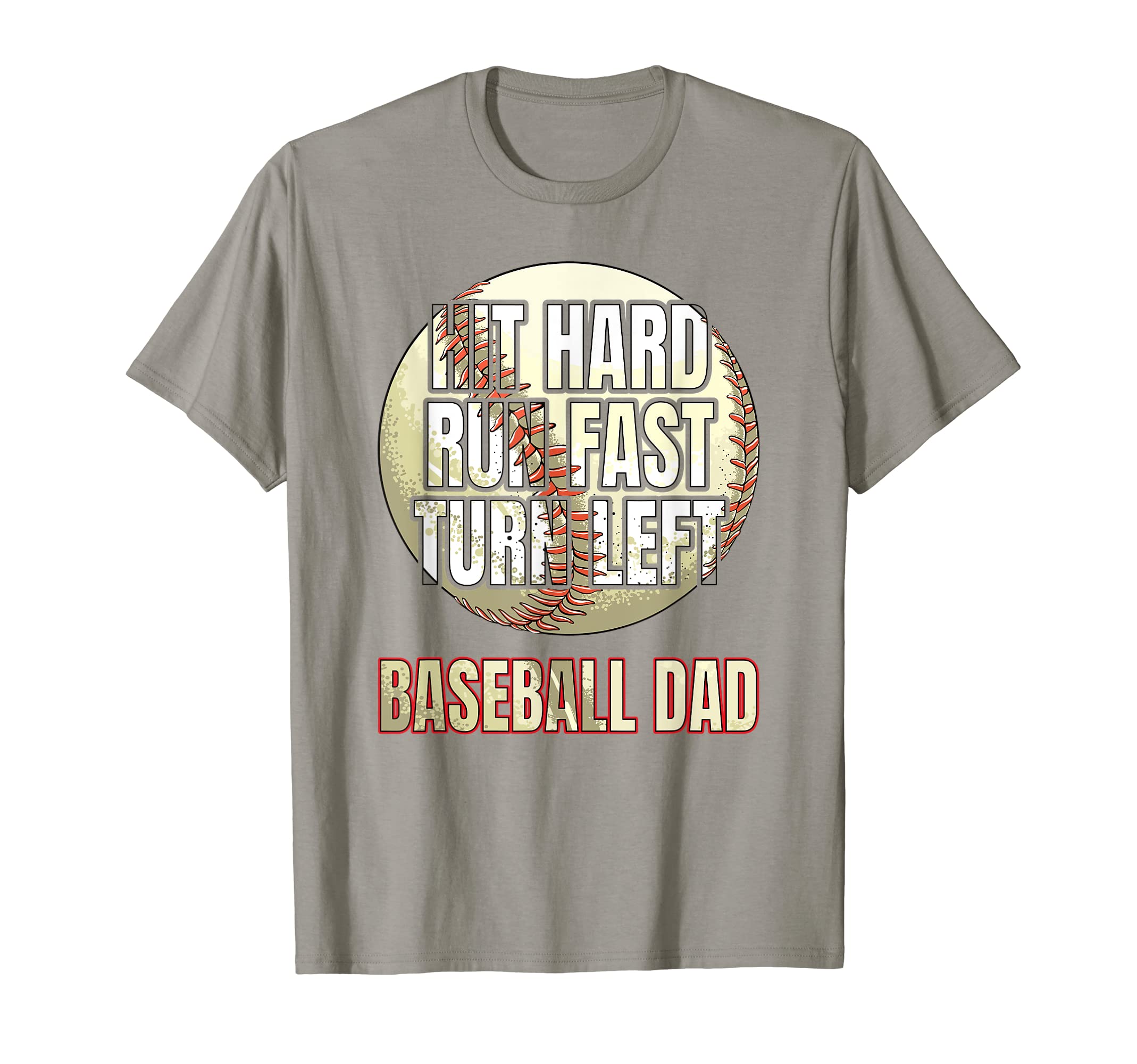 Hit Hard Run Fast Turn Left Funny T-Shirt - Minimalist Print Men Women - T-Shirt, Sweatshirt, Hoodie