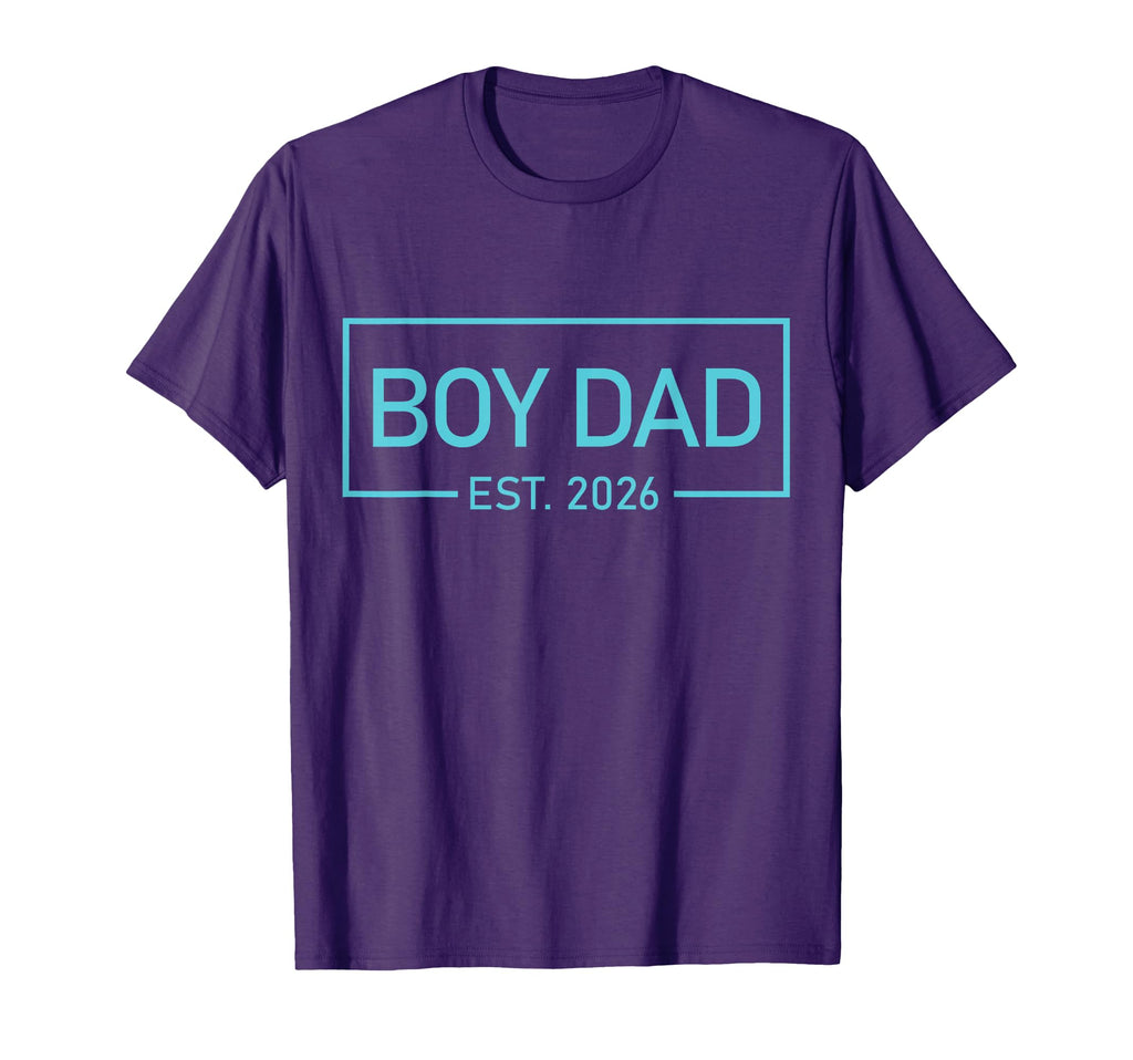 Dad Est 2026 Newborn Daddy Father Son T-Shirt - Custom Art Print Men Women - T-Shirt, Sweatshirt, Hoodie